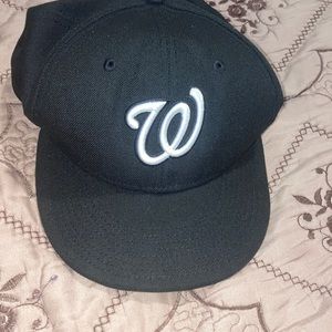 vintage MLB black W hat/cap